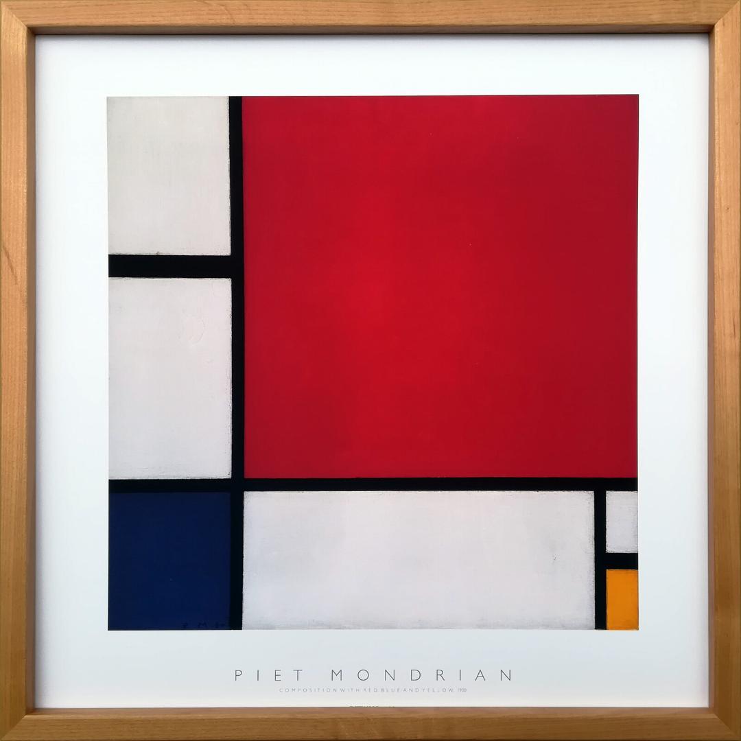 Bicosya 美工社 アートフレーム モンドリアン Piet Mondrian