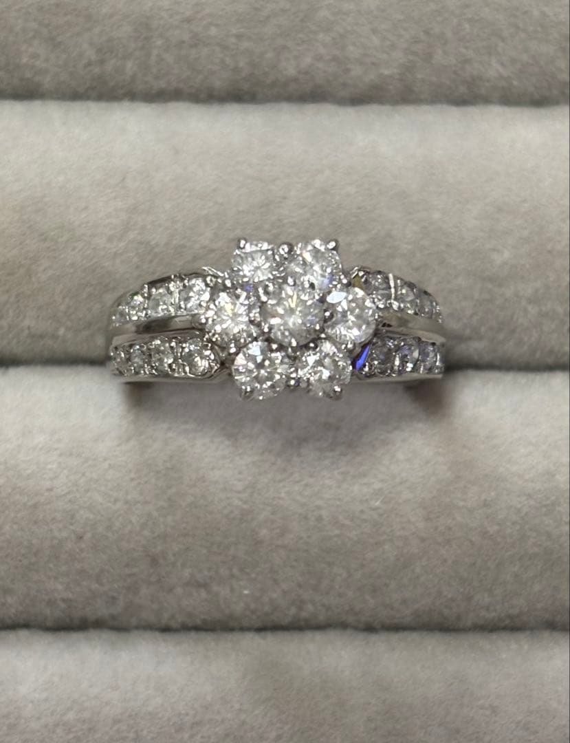 PT900 ダイヤモンド リング1.00ct