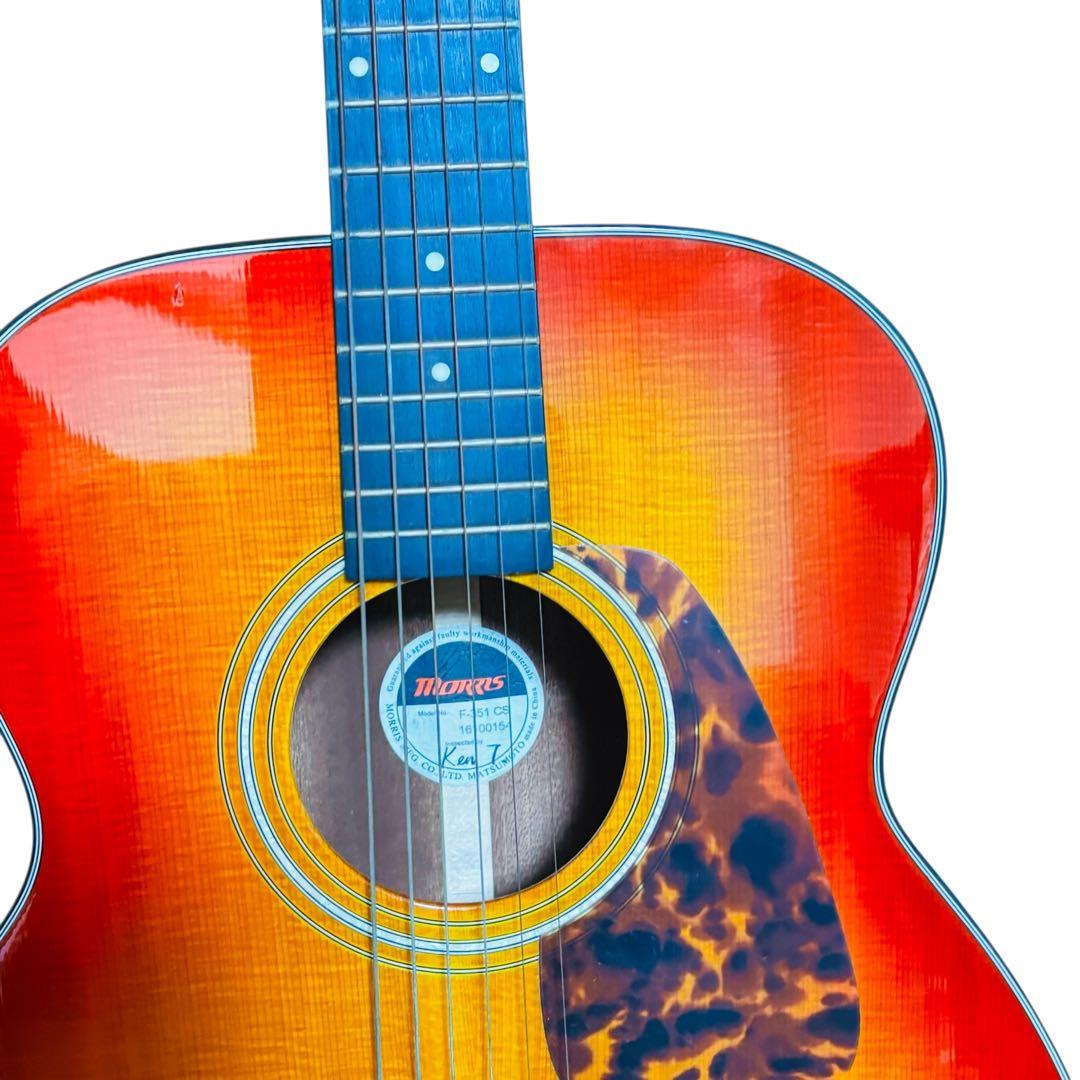 Morris F-351 cs アコースティックギター ケース付き ケース付き cs F