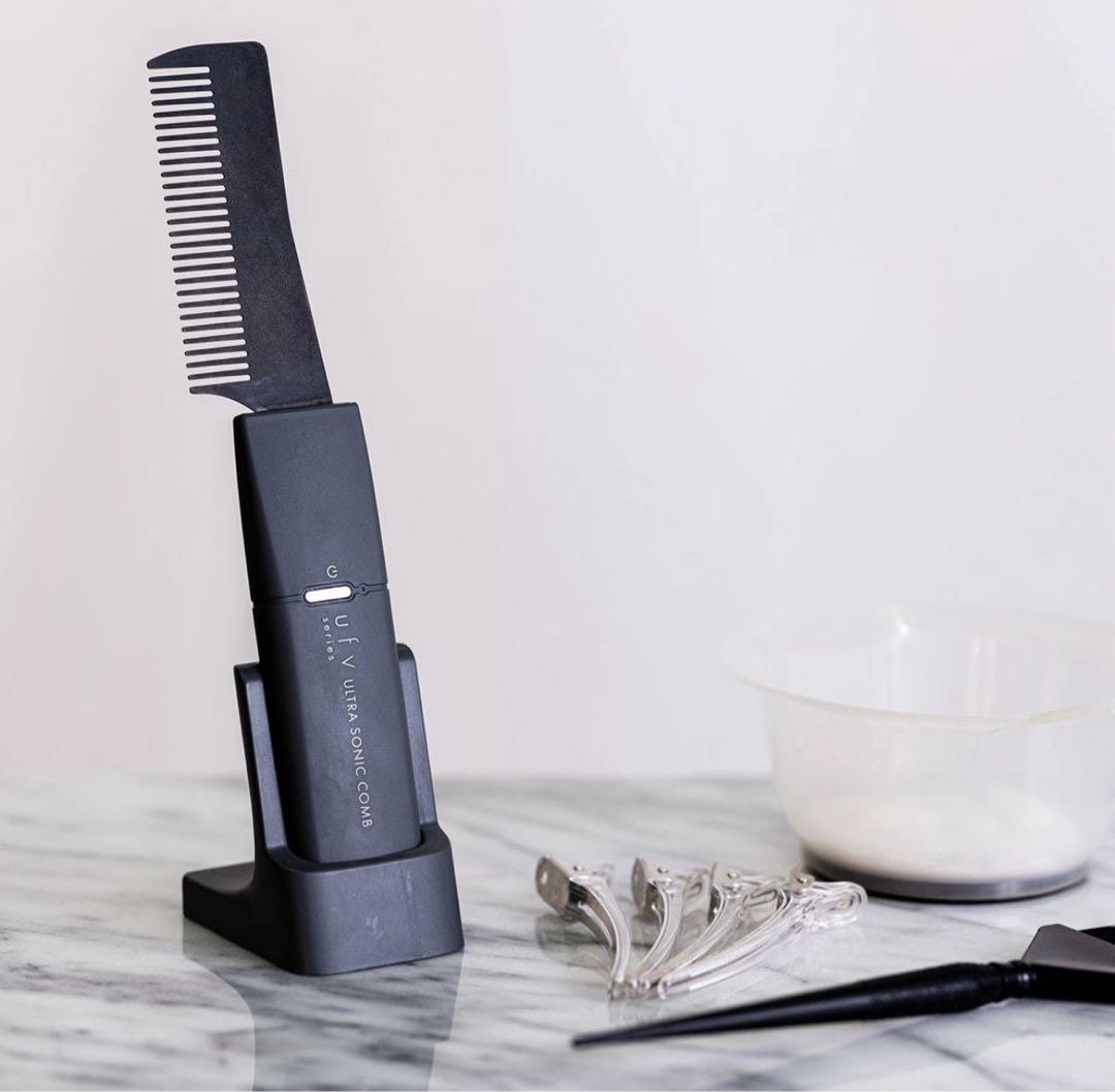 ［新品][未使用] 29480→9000 ufvウルトラソニックコーム ufv ウルトラソニックコーム 超音波 超微振動 ワイヤレス使用可能 完全