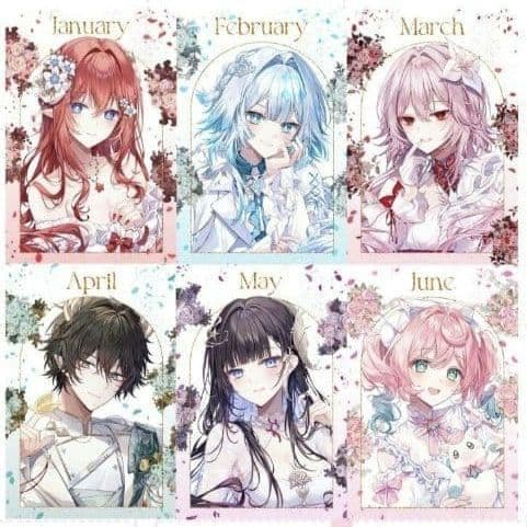 ブンオマーケット 崩壊スターレイル カレンダーポストカードセット