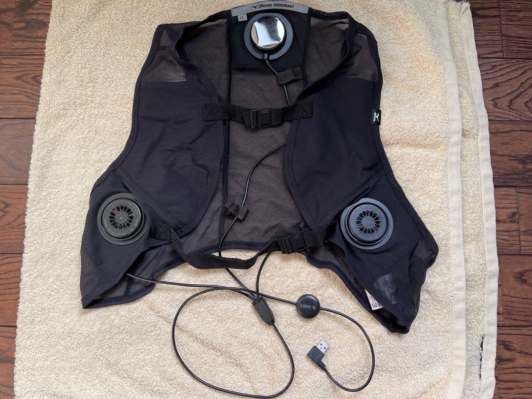 ミズノ 冷却ベストLLサイズ　ペルチェデバイスセット