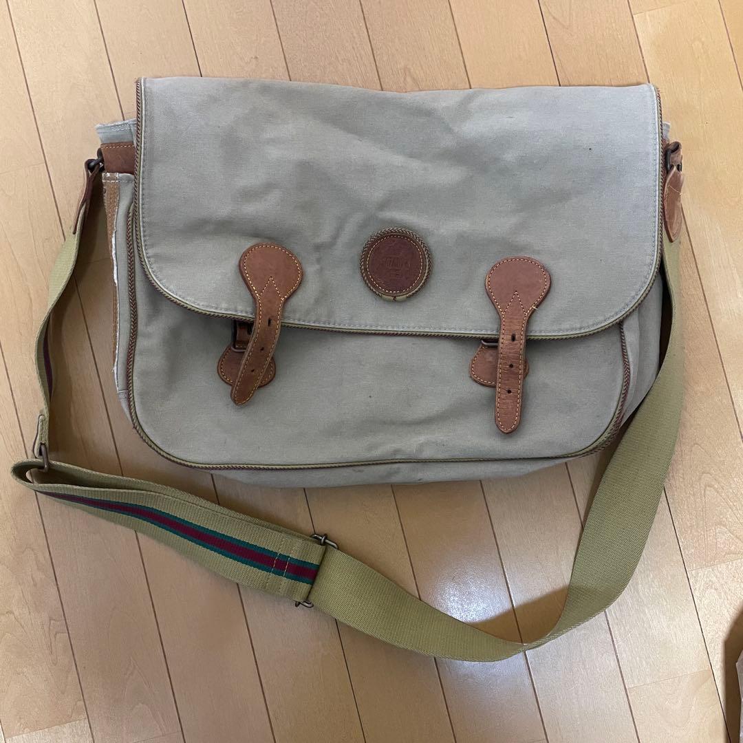 ベージュ キャンバス ショルダーバッグ - メルカリ