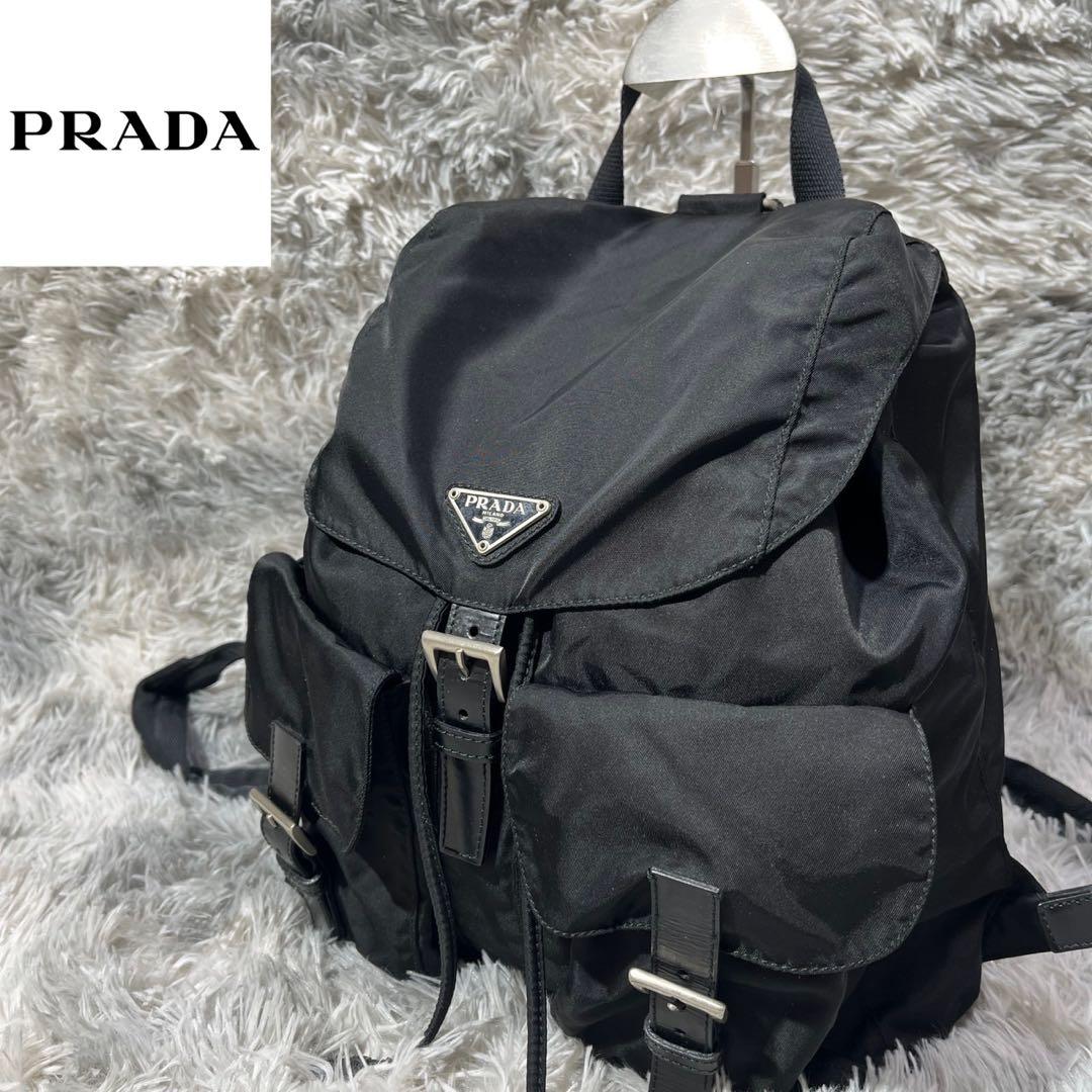 [大人気]　プラダ　ＰＲＡＤＡ　バックパック　リュック　三角ロゴ　ナイロン
