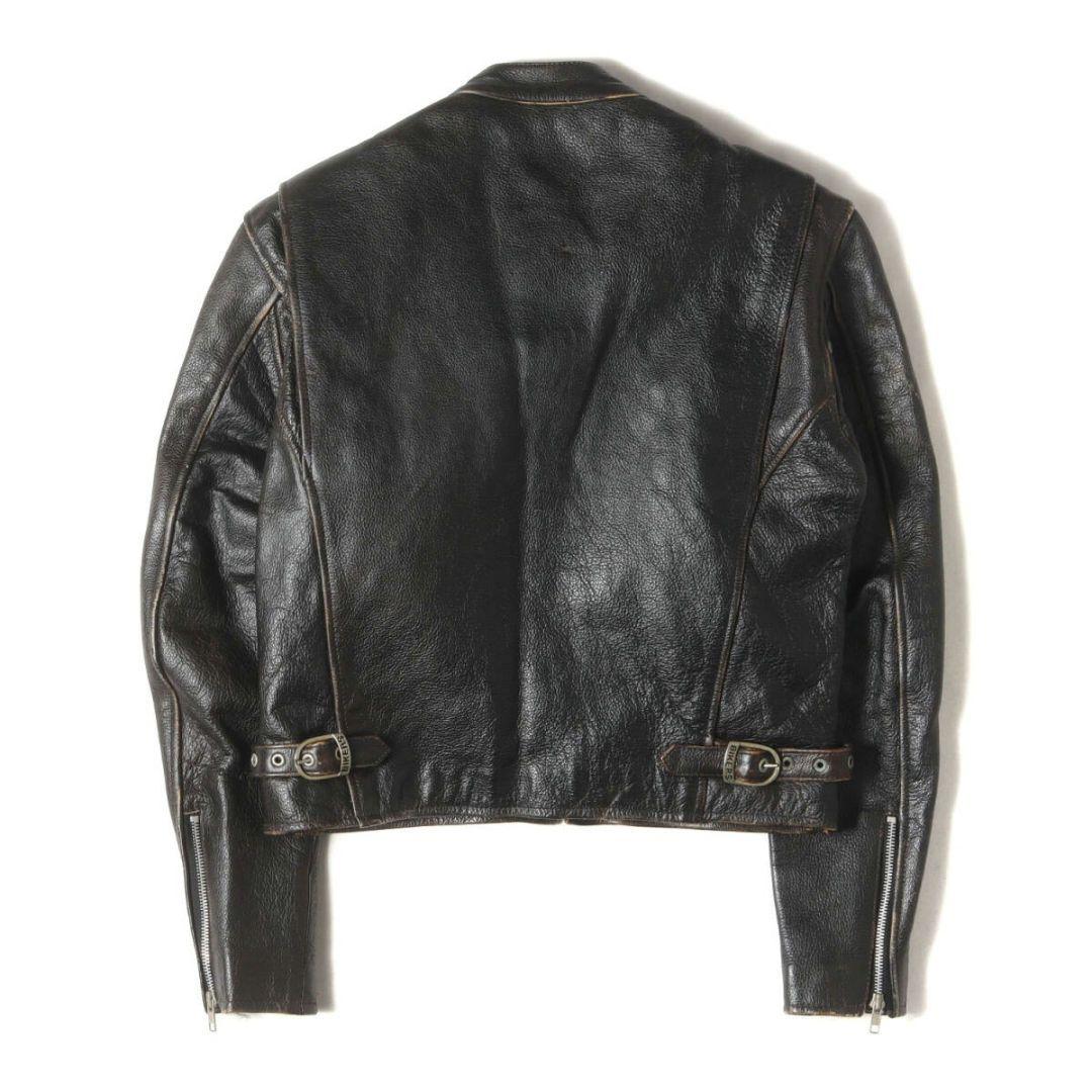 Bikers ヴィンテージ 90s アイアンクロス レザー シングル ライダース