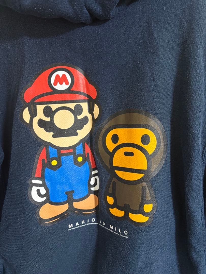 133-A BATHING APE classicsマリオ BAPE パーカー - メルカリ
