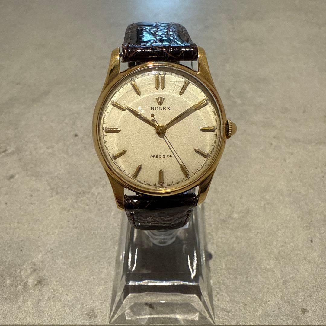 【激レア】ロレックス 金無垢 超希少 プレシジョン 早い物勝ち 手巻き 破格値