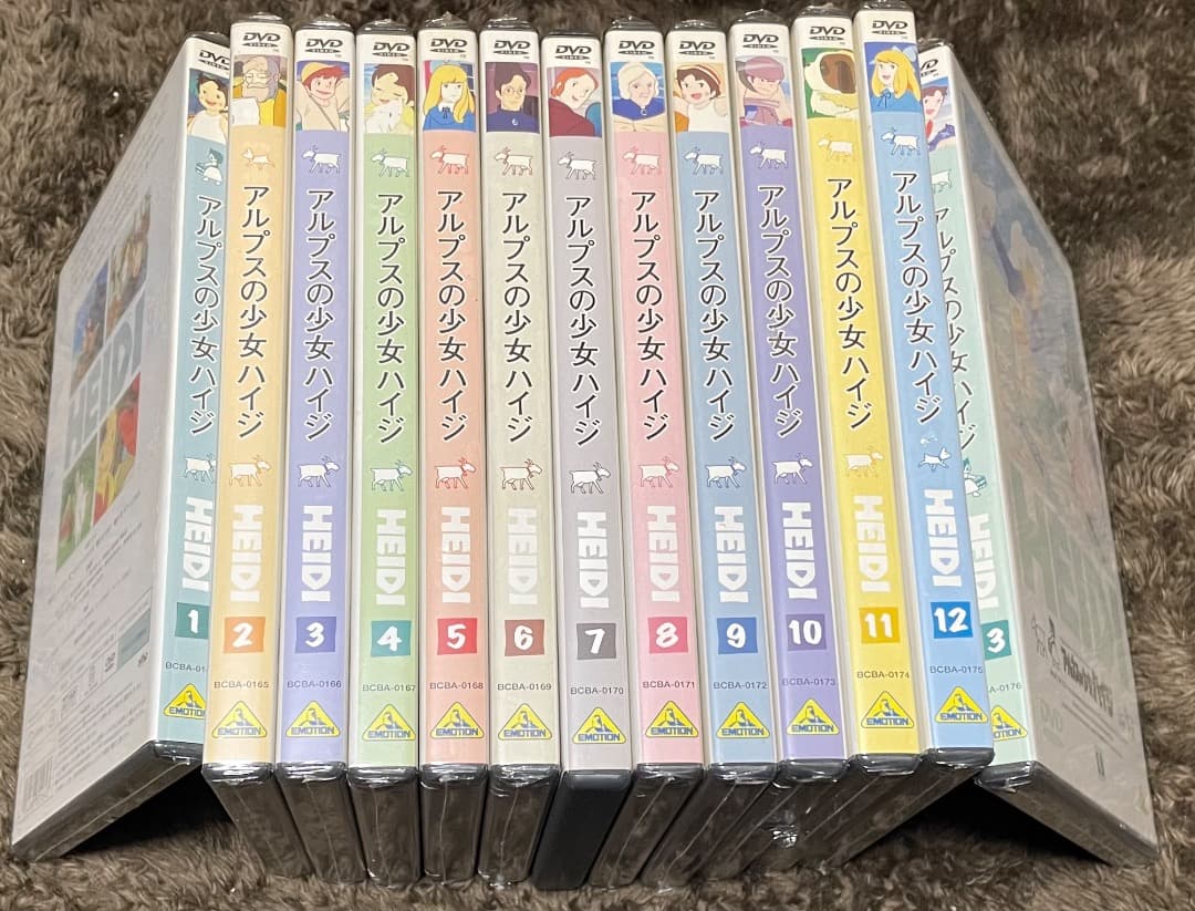 アルプスの少女ハイジ DVD ・全13巻セット・7巻以外は未開封品です、