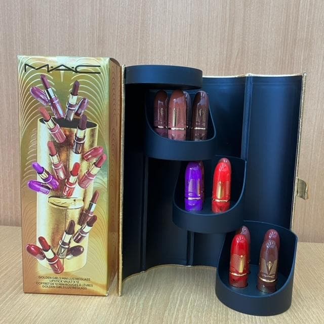 ♪MACゴールデンガールズミニ　ラスターガラスリップスティック　ボールト×12