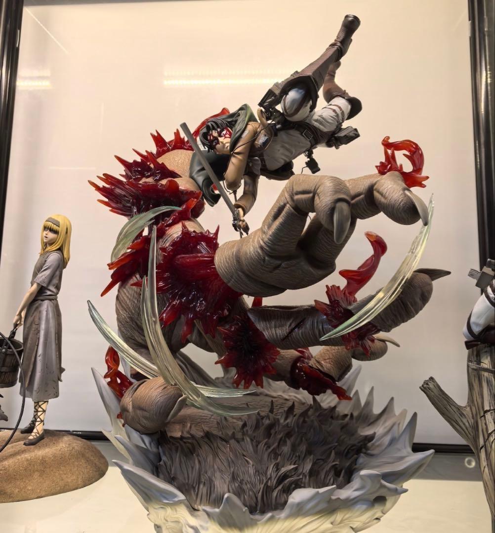 進撃の巨人 ③ リヴァイ·アッカーマン ガレージキット ガレキ スタチュー 進撃の巨人 リヴァイ・アッカーマン ガレージキット ガレキ スタチュー