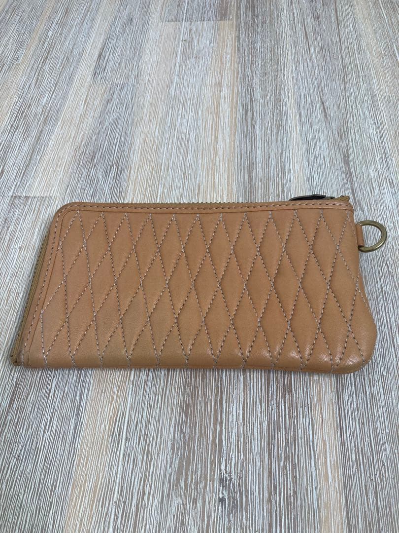 バックドロップ　BULLET ベージュ キャンバス 長財布