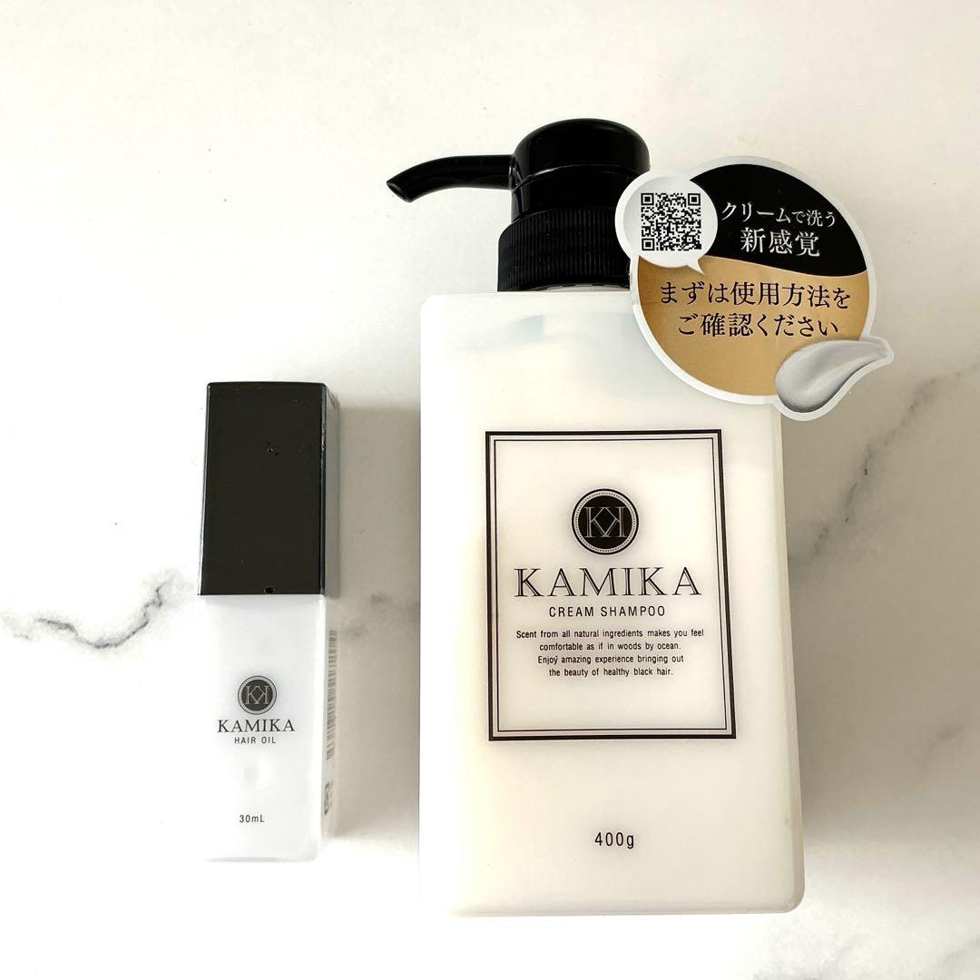 KAMIKA オールインクリームシャンプー・ヘアオイル セット - メルカリ