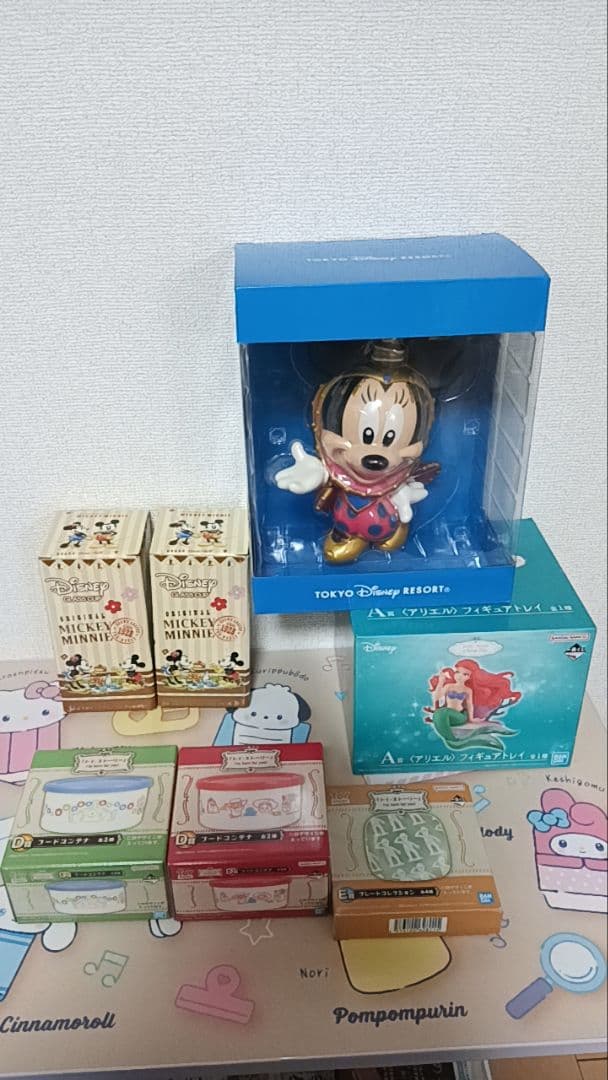 ディズニーまとめ売り ミッキー ミニー アリエル 一番くじ グラス