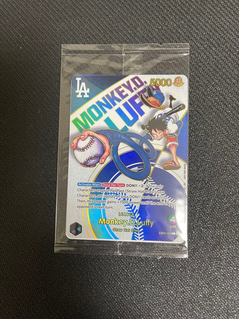ワンピースカード、ドジャース✖️ルフィ、 モンキー・D・ルフィ ドジャース 【英語版】【ONE PIECE Night】【未