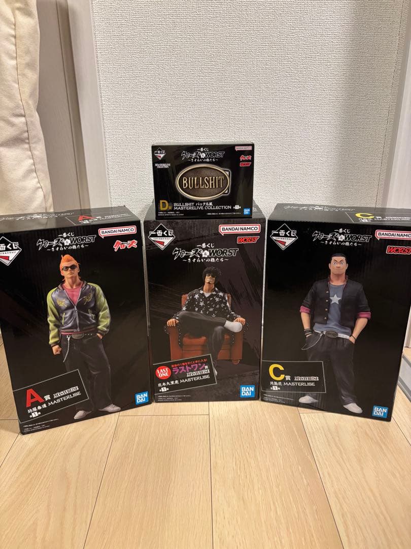 クローズ WORST 一番くじ A賞 C賞 ラストワン賞 D賞 セット