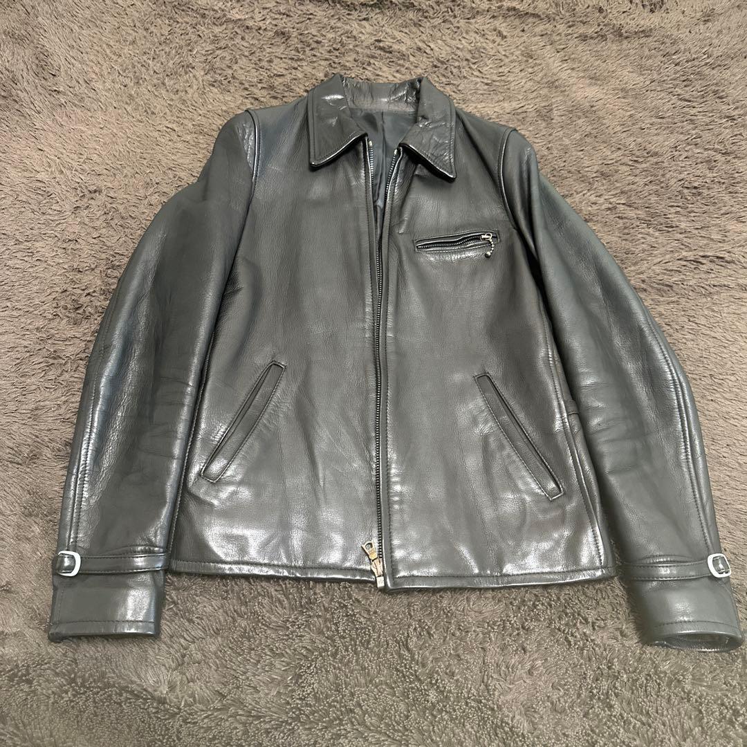 プレッジ　pledge レザージャケット　ブラック