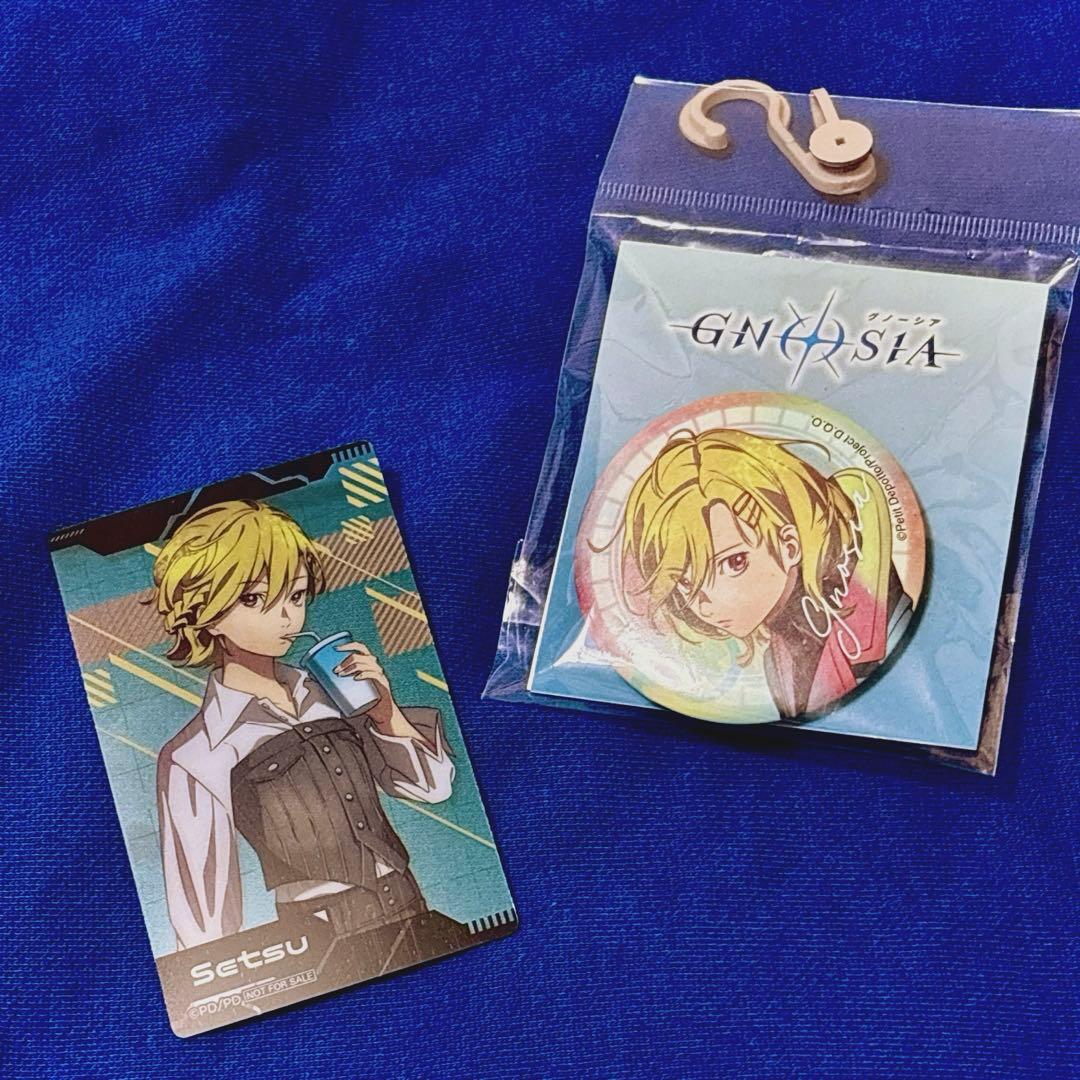グノーシア セツ アベイル缶バ ＆ナムコ限定クリアカード