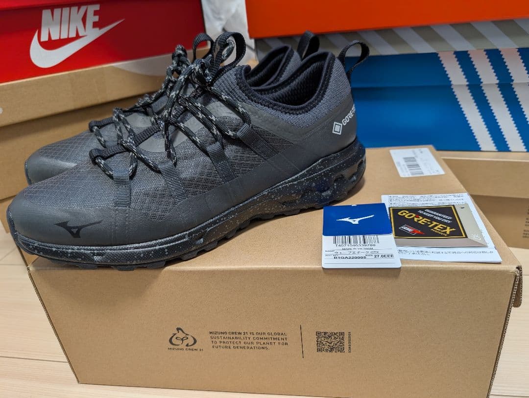 MIZUNO WAVE EVOKE GTX（ミズノウェーブエボークGTX 楽天市場】ミズノ MIZUNO メンズ レディース スニーカー ウエーブエ