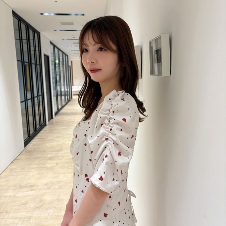 スタッフコーディネート】リボンテープ刺繍カーディガン｜kaho