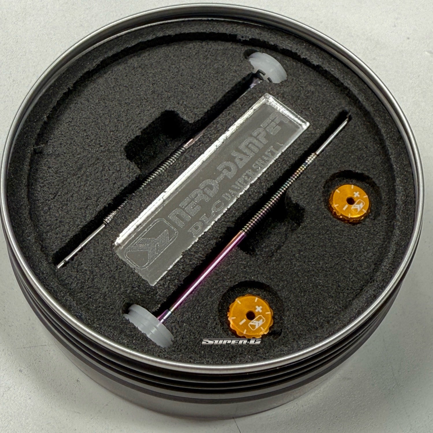 NERD ULTIMO DLC Adjustable Damper Shaft Set 10mm Piston (2pc) (TRF